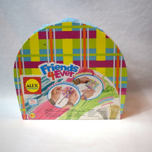 NIP 2008 Alex Toys Friends 4 Ever DIY Bracelet Kit - Picture 2 of 4